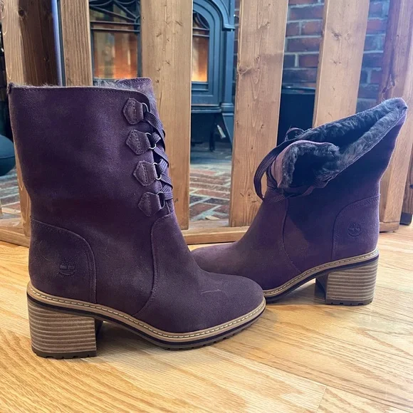 Timberland Shoes Burgundy Timberland Winter Boots Size